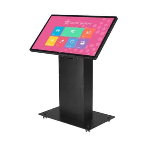 Borne tactile 49 pouces interactive multitouch noir