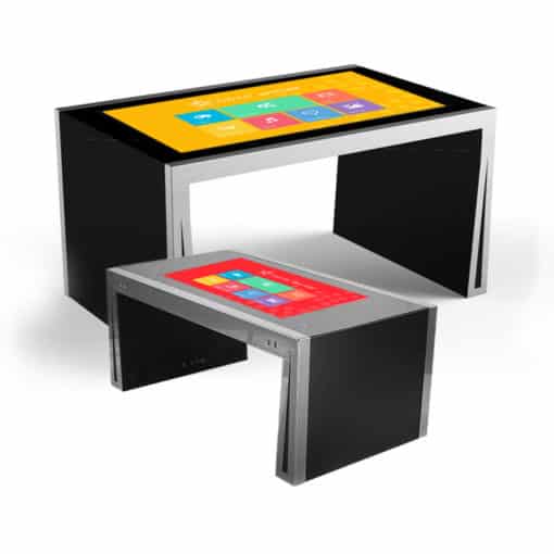 Table basse tactile 43 pouces interactive multitouch noir