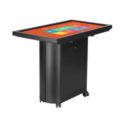 Table tactile 43 pouces interactive multitouch noir