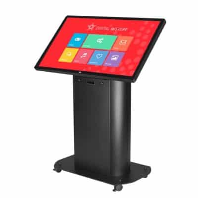 Borne interactive 49 pouces multitouch noir