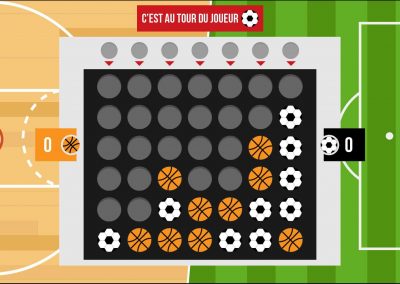 Jeu application tactile Puissance 4