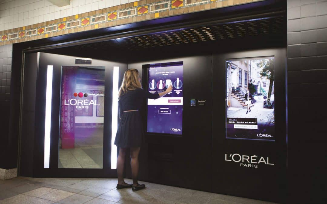 Miroir intelligent tactile l'Oréal