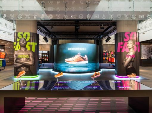 Nike repense tous ses flagships en véritables showrooms technologiques