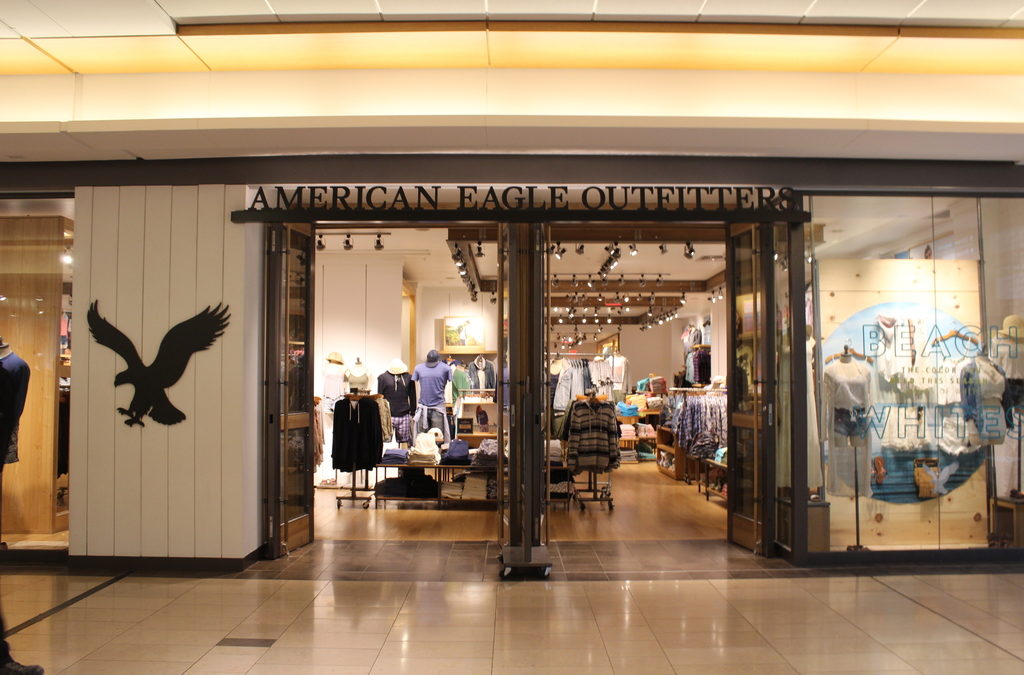 American Eagle magasin dispositifs interactifs