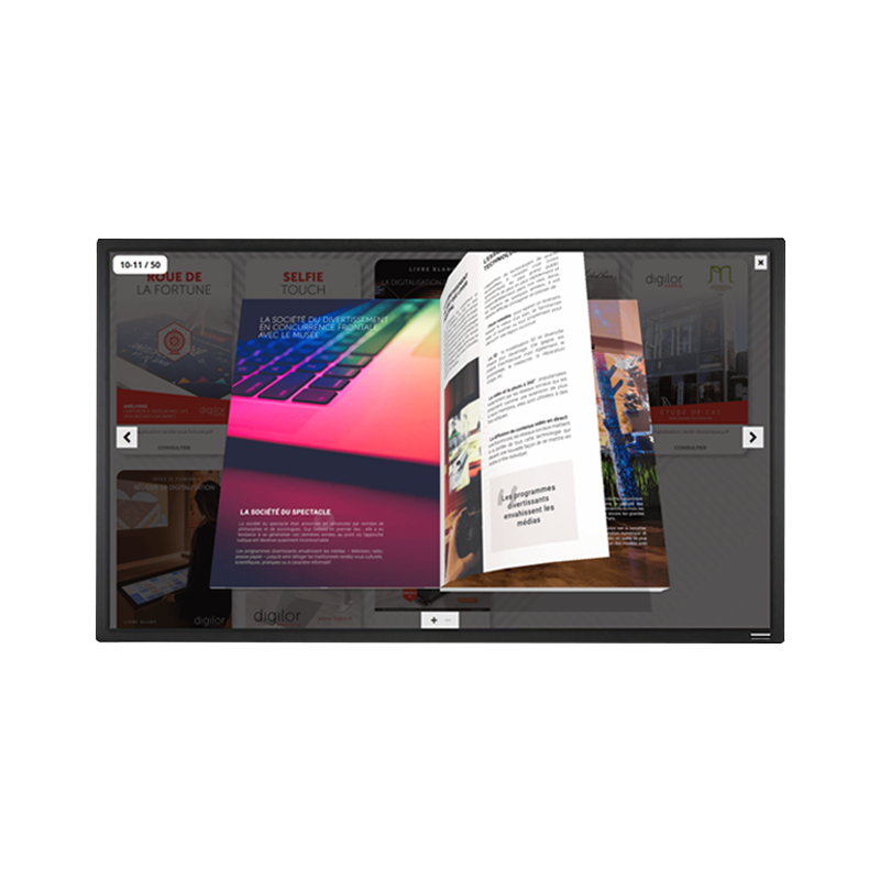 Digital Instore : totem, table, borne et écran tactile interactif