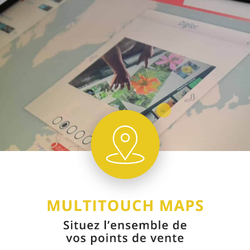 application tactile interactive maps