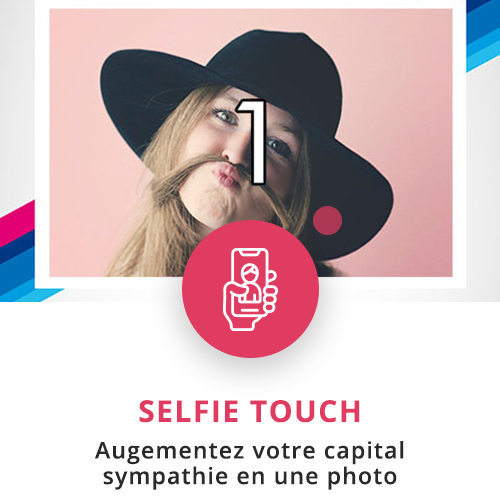 application tactile interactive selfie touch